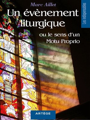 cover image of Un événement liturgique